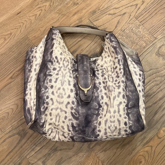 EUC. [Gucci] Authentic Python Stirrup Purse | Hobo Bag | Exotic Snakeskin Tote - Picture 13 of 16